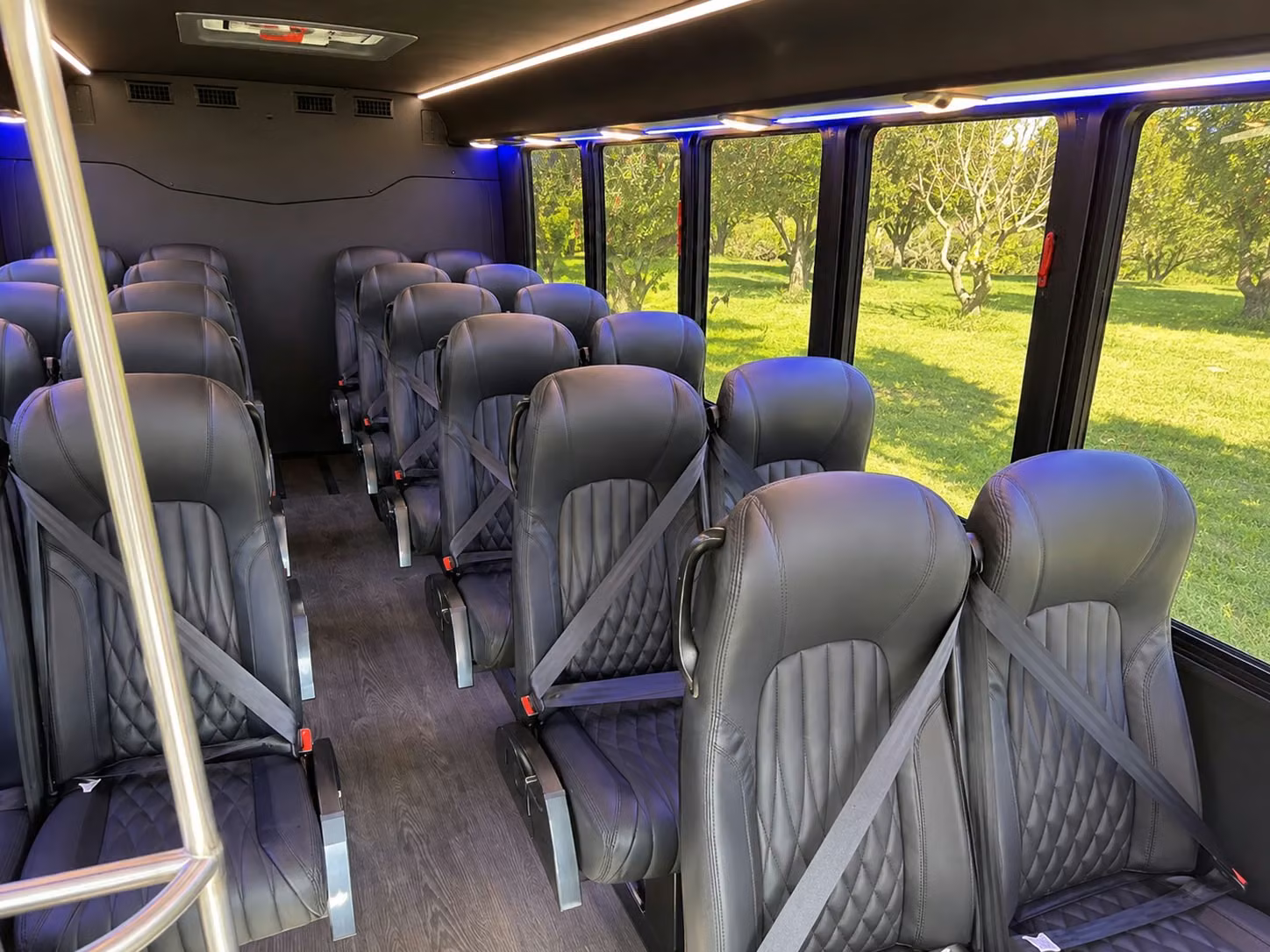 18 passenger minibus inside