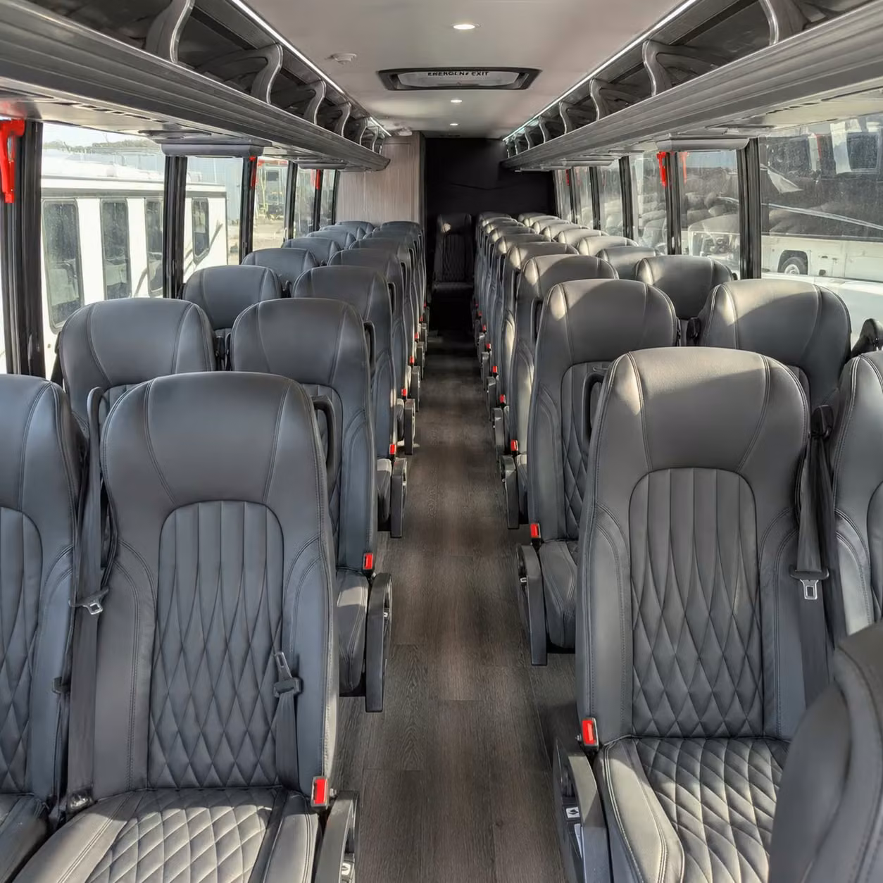 25 passenger minibus interior